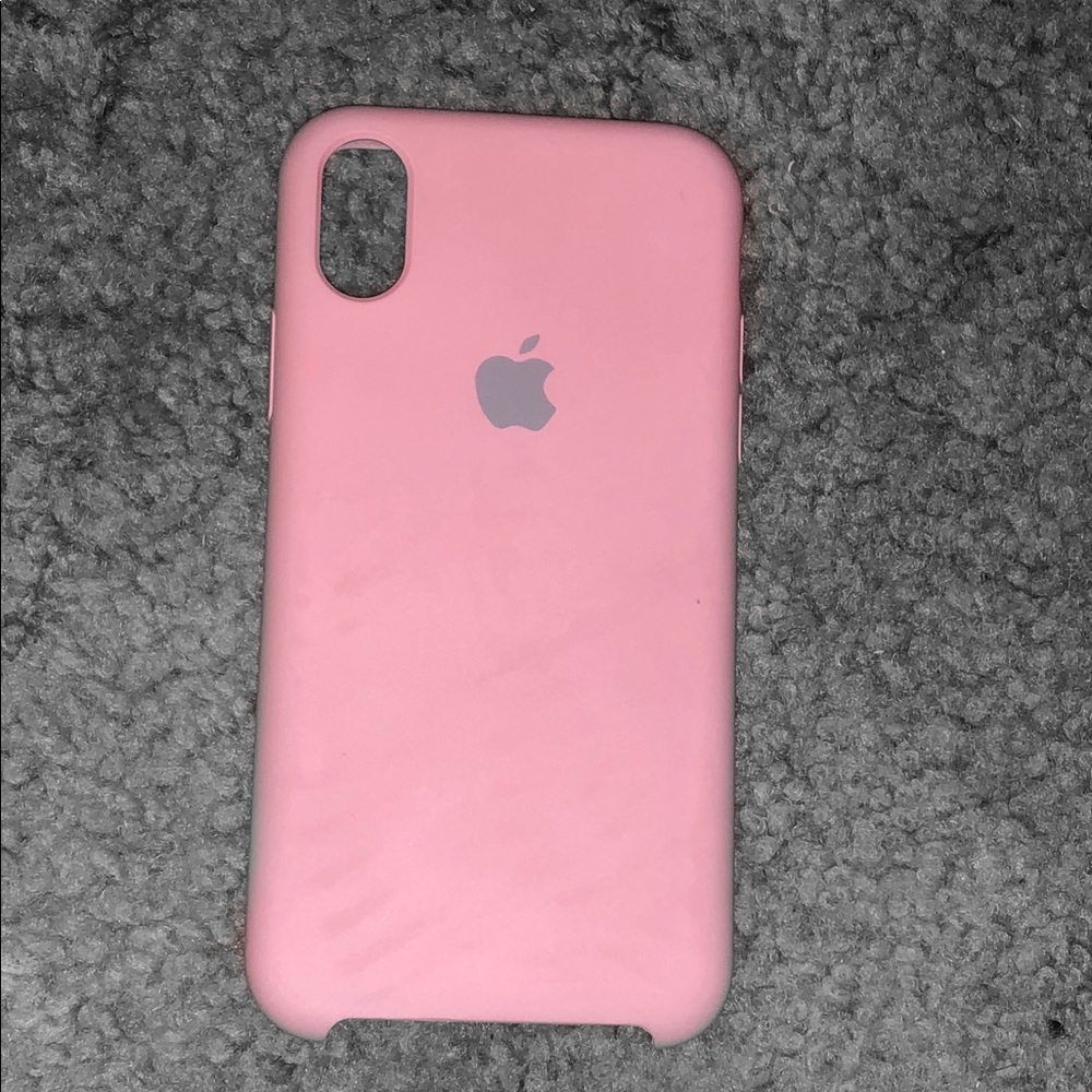 Baby pink iPhone X case
